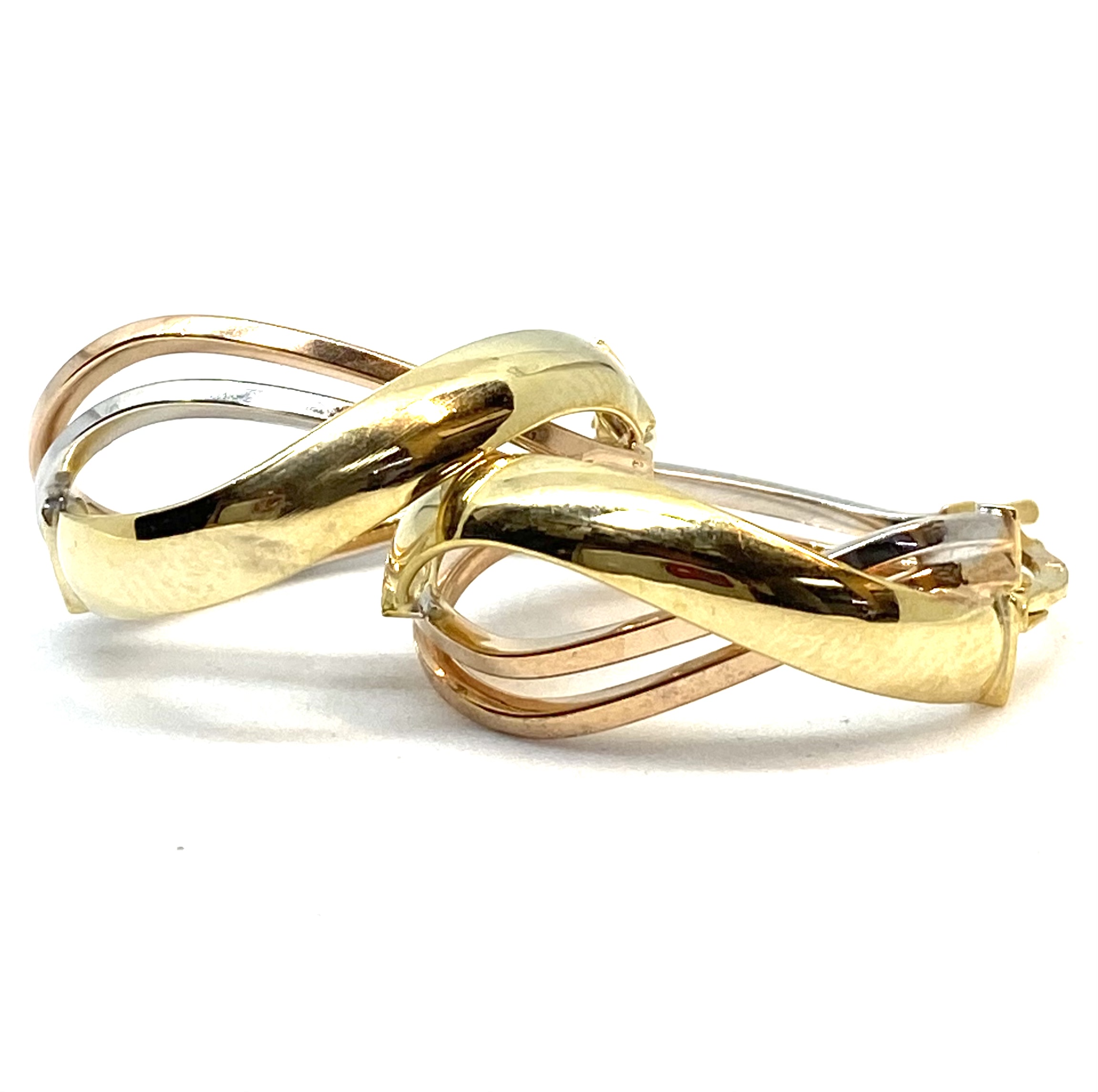 Boucles d'oreilles pour femme en or 10K, infini