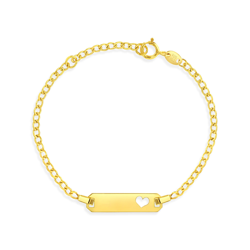 Bracelet pour enfant en argent 925, coeur - SS-02-00212 - In Season Jewelry