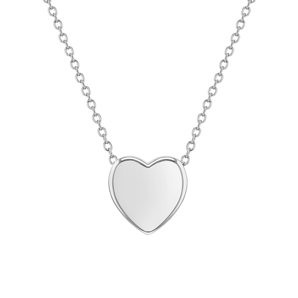 Pendentif pour enfant en argent 925, coeur - SS-04-00160 - In Season Jewelry