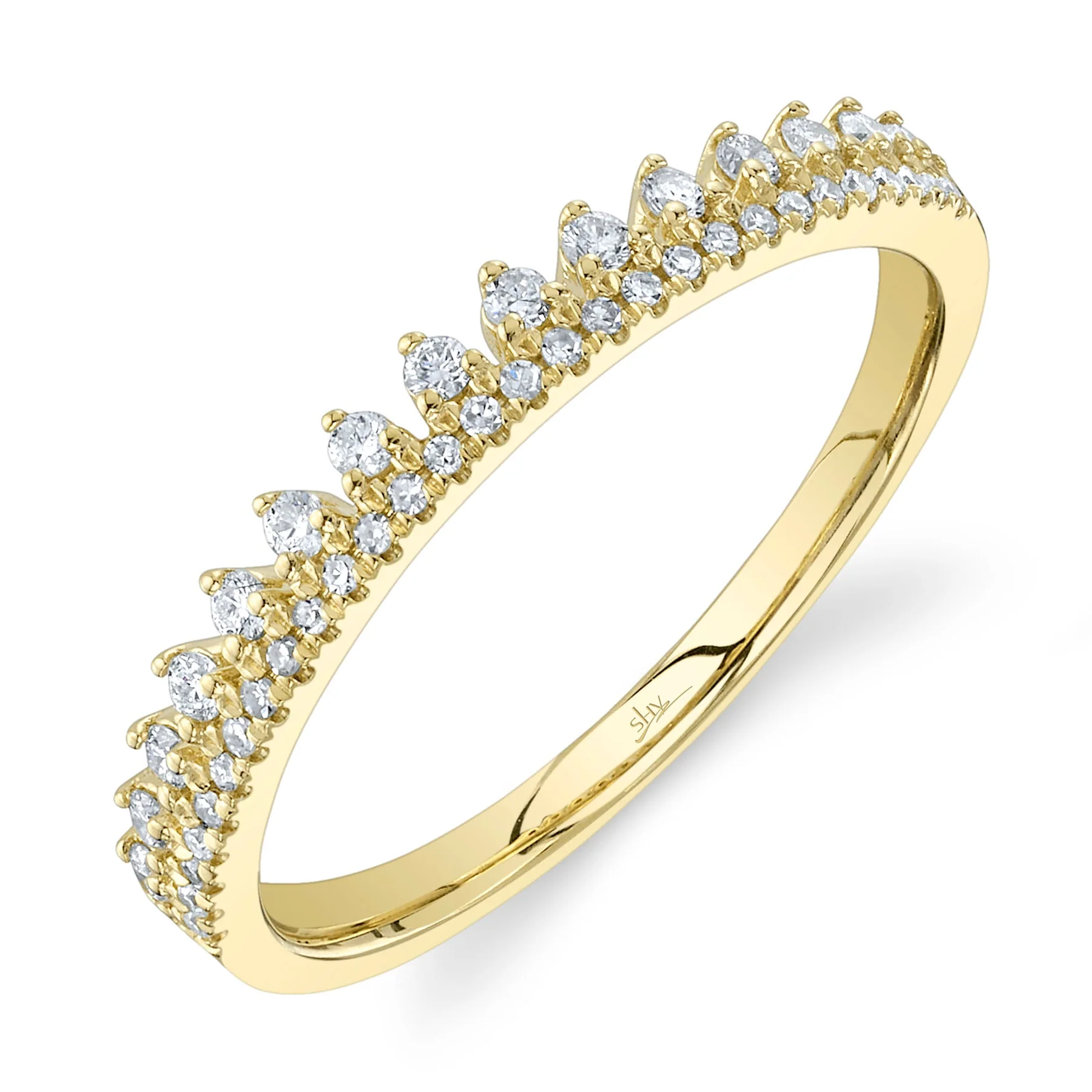 Bague pour femme en or 14k, 0.23 carat de diamants SI - SC22008821 - Shy Creations