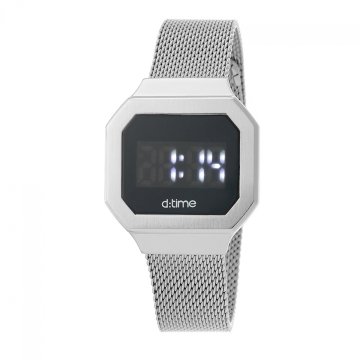 Montre stainless, numérique, d.time