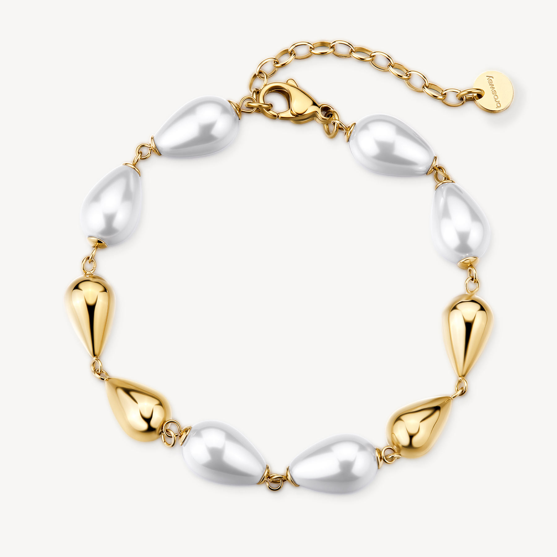 Bracelet pour femme en stainless, perles - BPC73 - Brosway