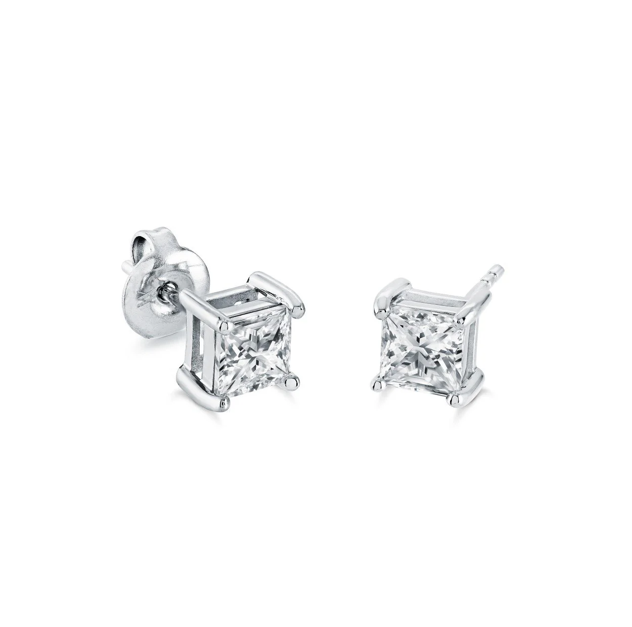 Boucles d'oreilles en stainless, cubic zirconium - SEA497 - Italgem