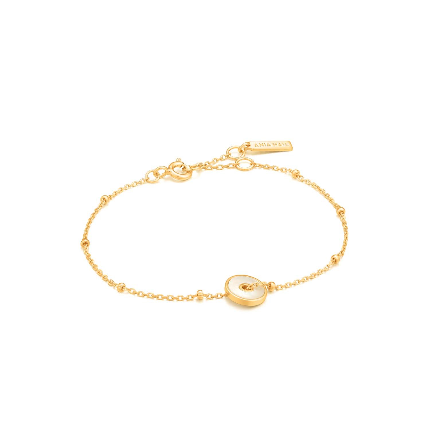 Bracelet argent 925, nacre de perle, boules