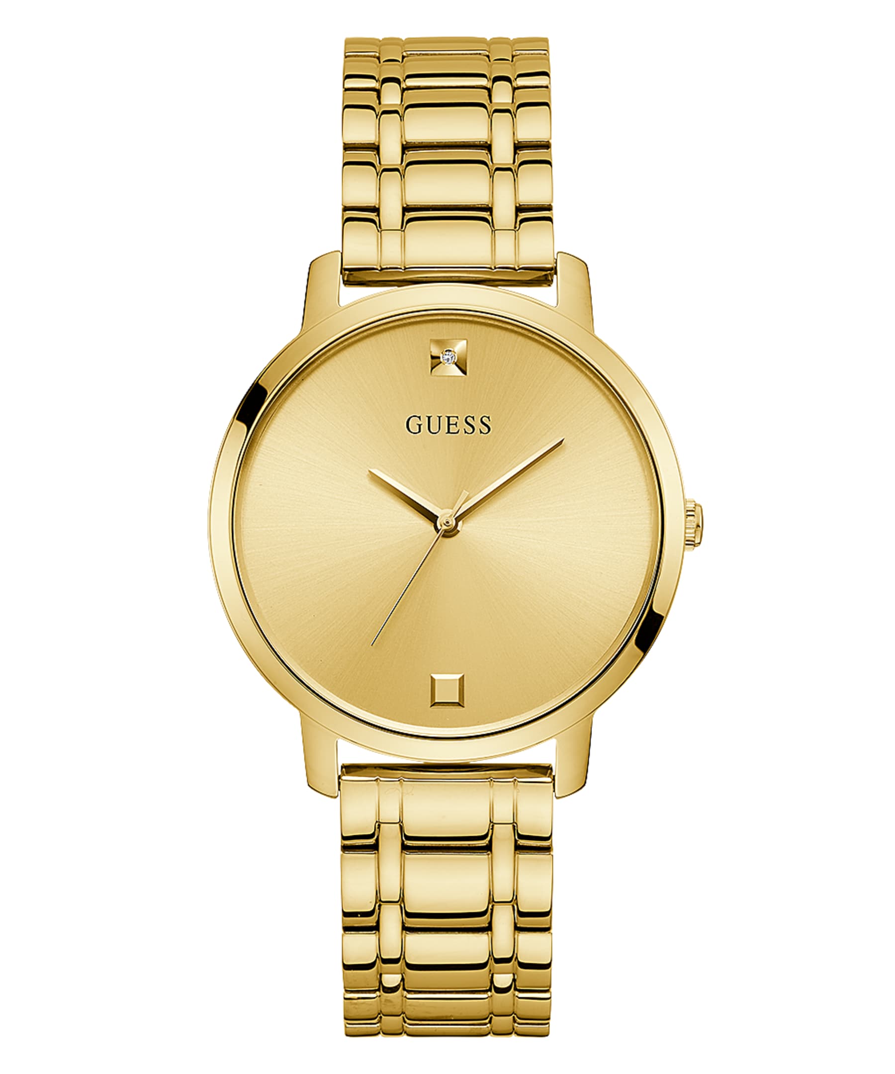 Montre stainless, 1 diamant
