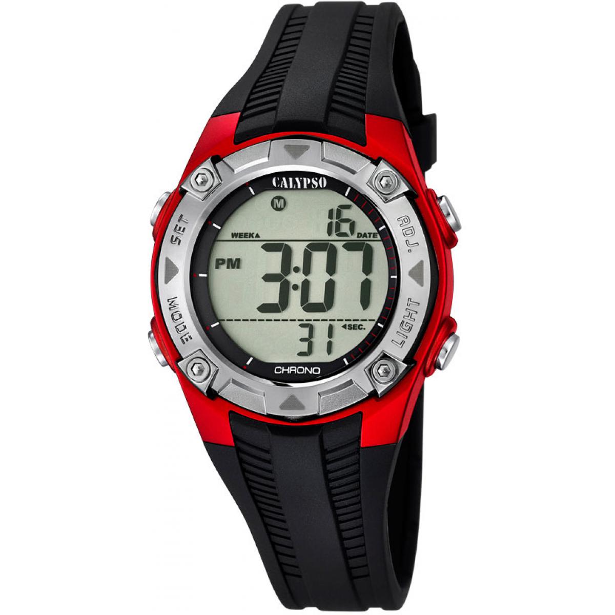 Montre stainless, bracelet silicone, 10ATM