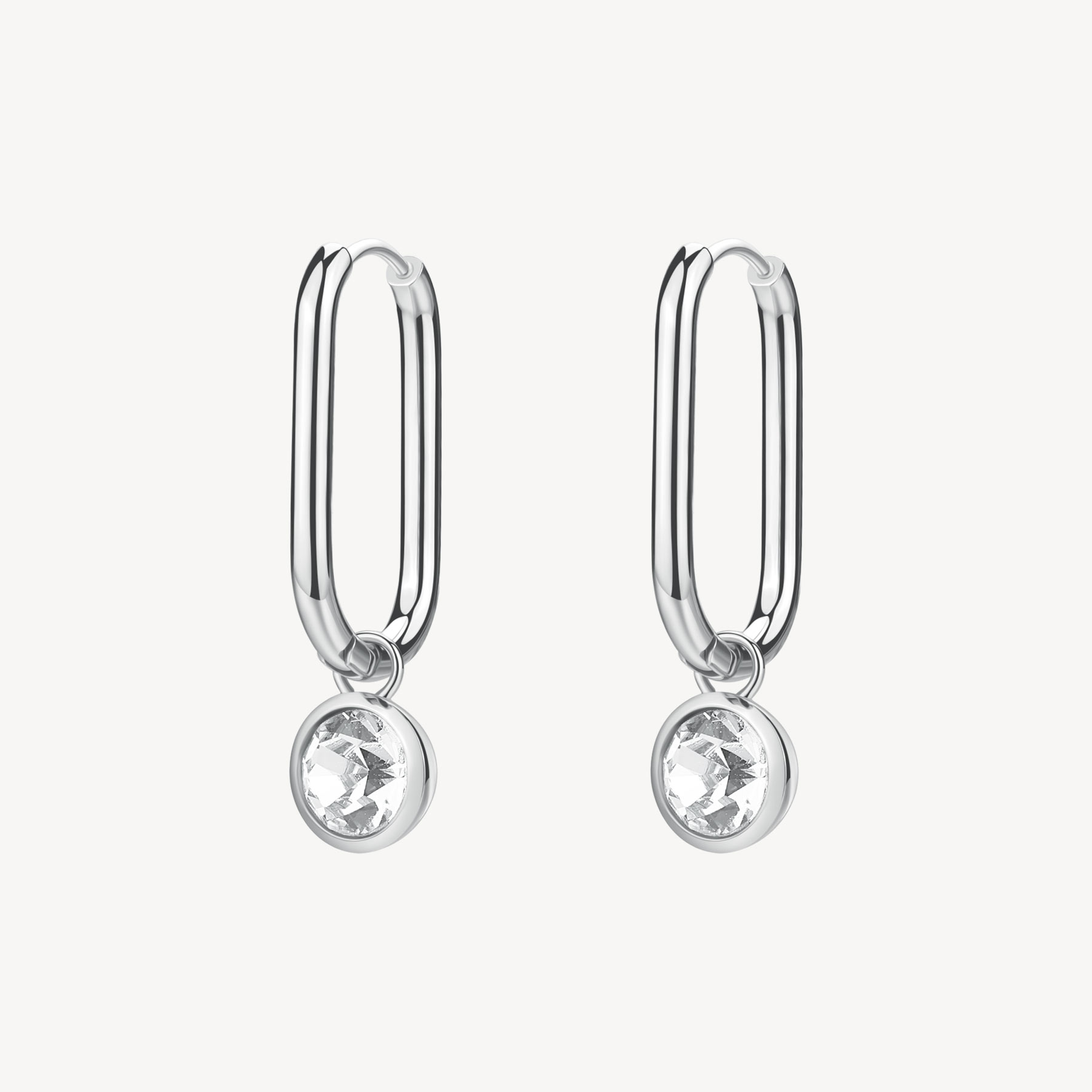 Boucles d'oreilles pour femme en stainless, cubic zirconium - BYM193 - Brosway