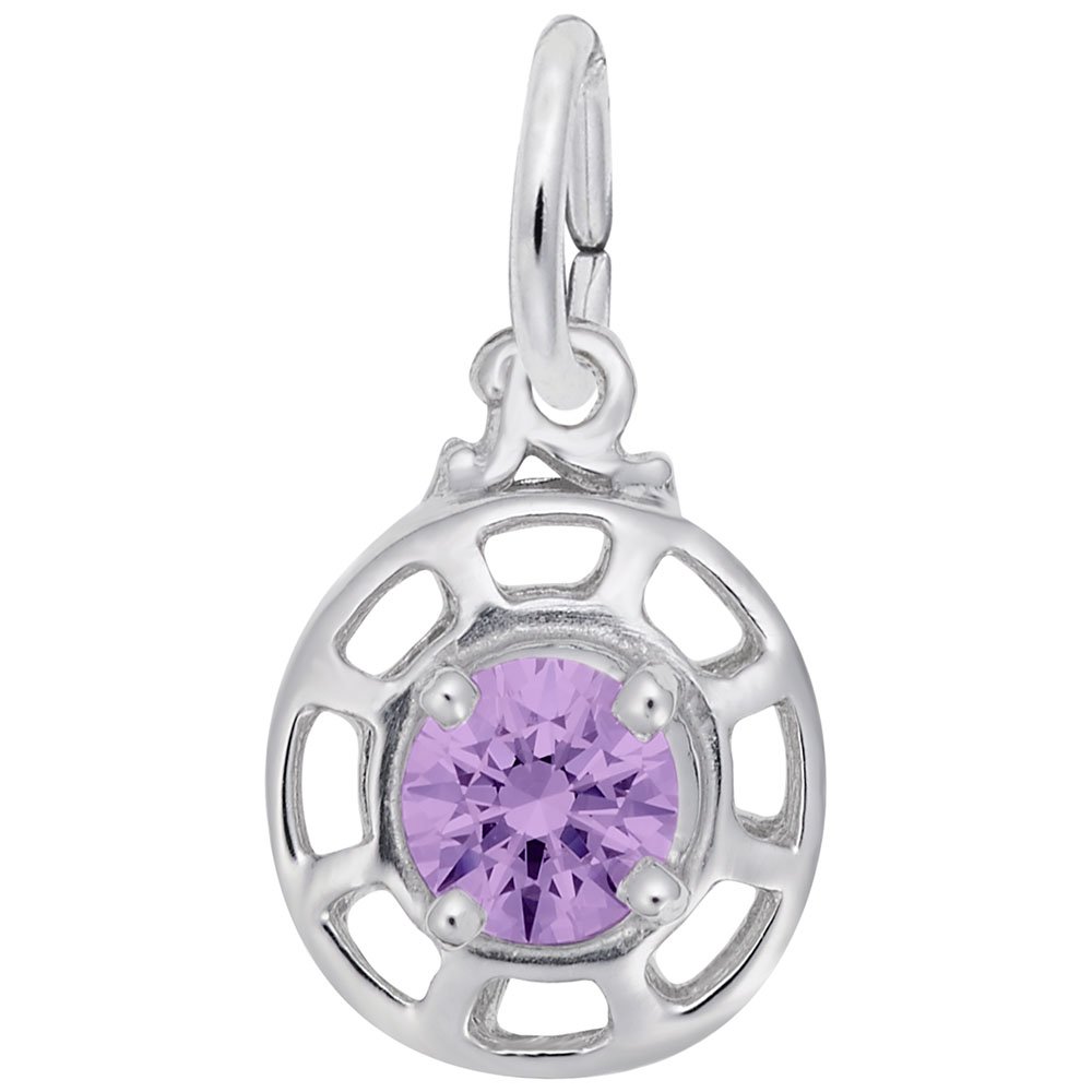 Pendentif en argent 925, pierre de naissance - 10-1580-002 - Rembrandt Charms