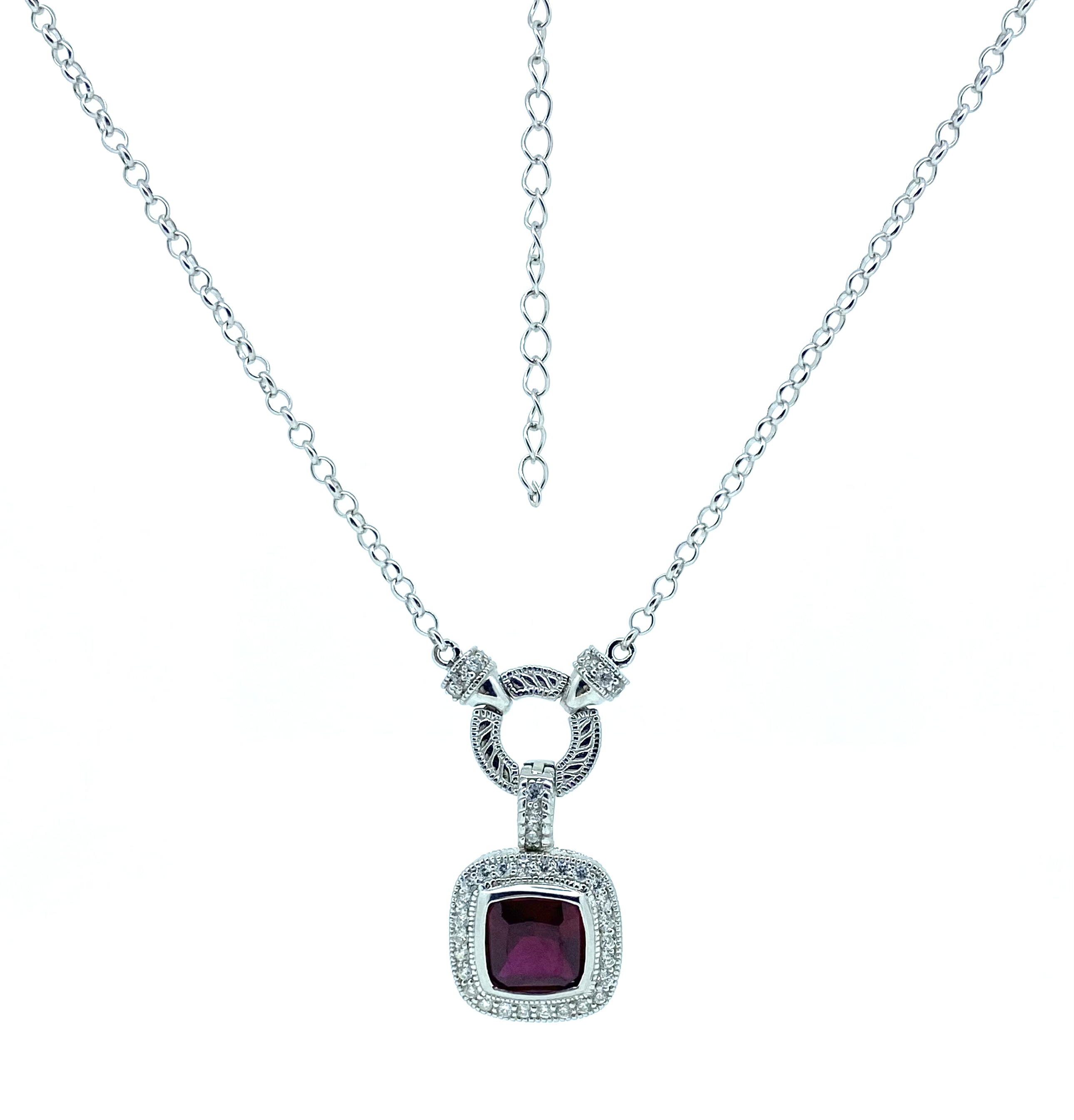 Pendentif pour femme en argent 925, cubic zirconium - PD403-JL - Divers