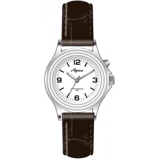 Montre femme, bracelet cuir, glow