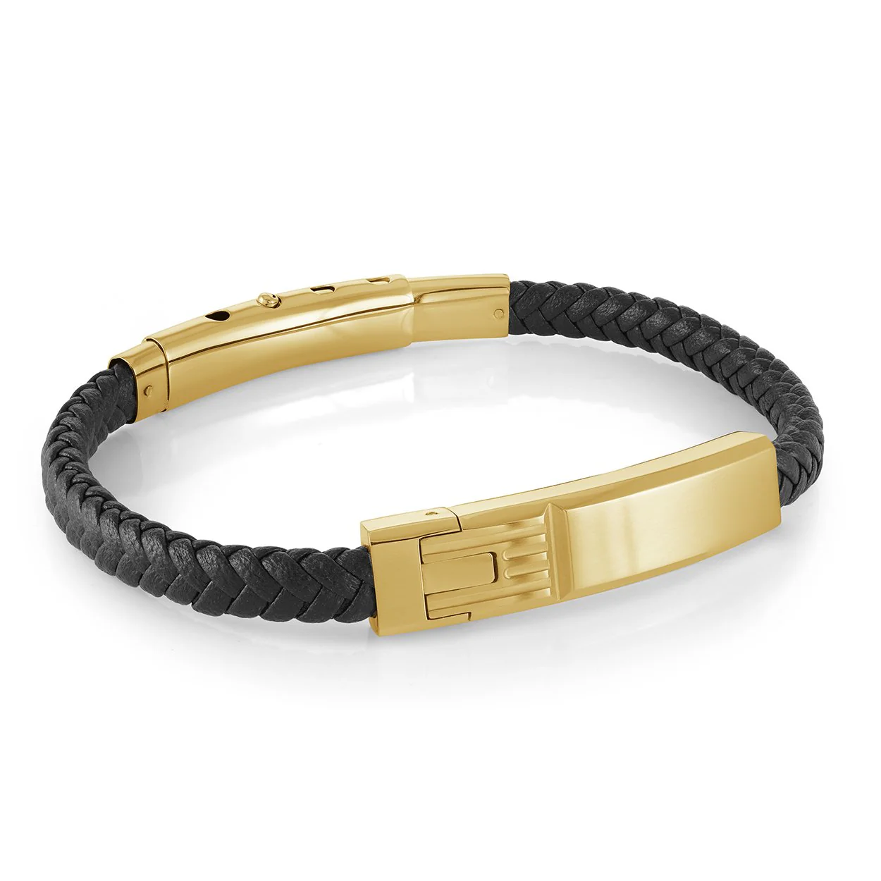 Bracelet pour homme en stainless et cuir - SLB598 - Italgem