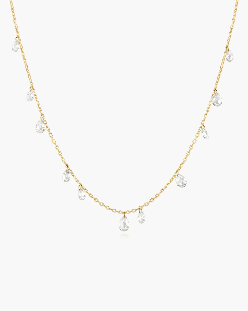 Collier pour femme en argent 925, cubic zirconium - N078-01G - Ania Haie