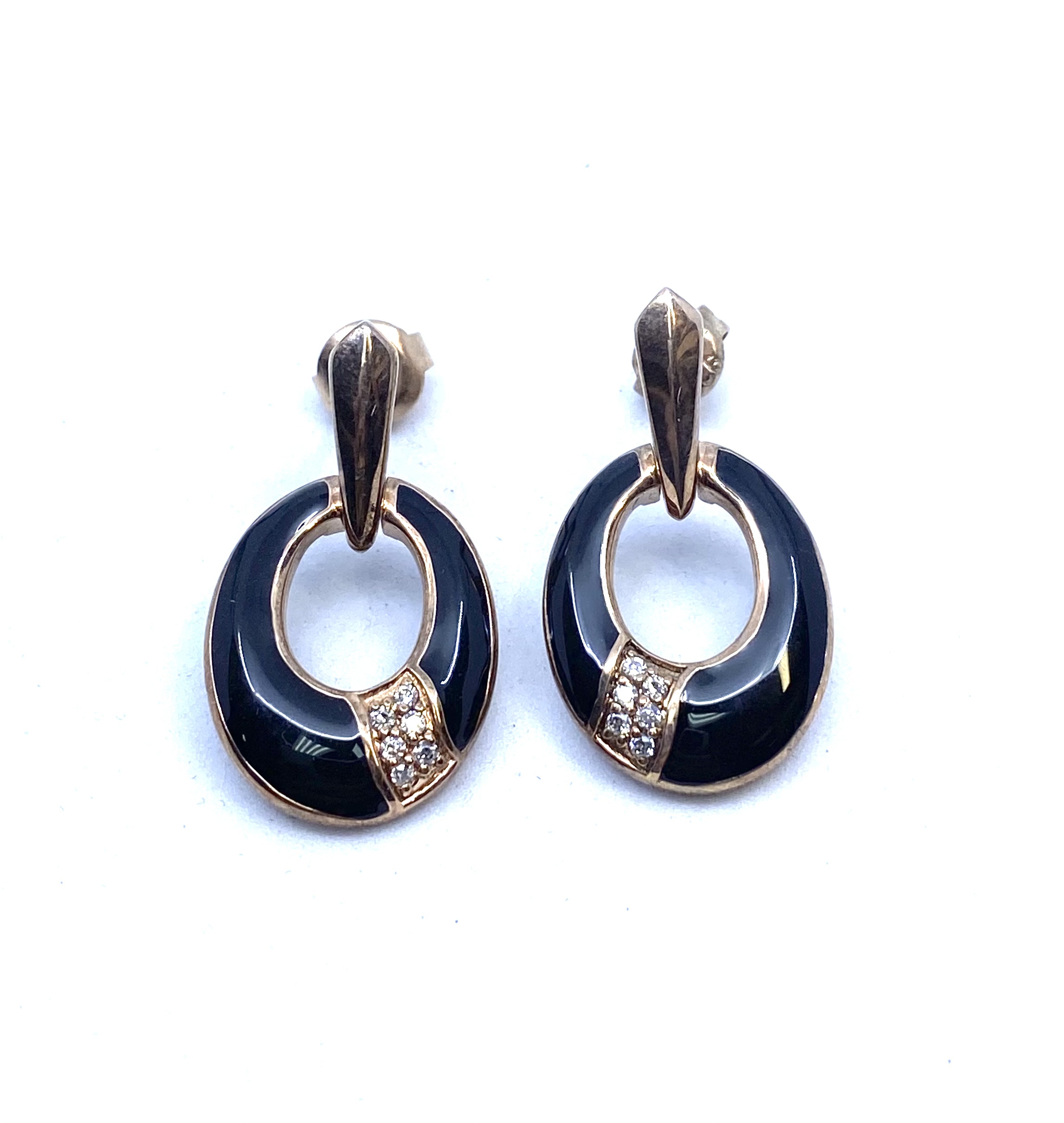 Boucles d'oreilles pour femme en argent 925, zircons