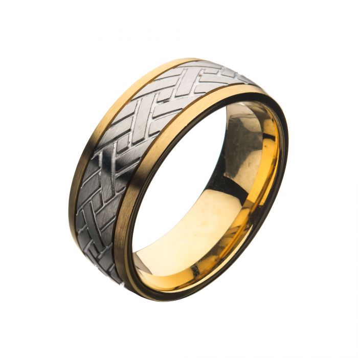 Bague pour homme en stainless - FR16889GP-10 - Inox