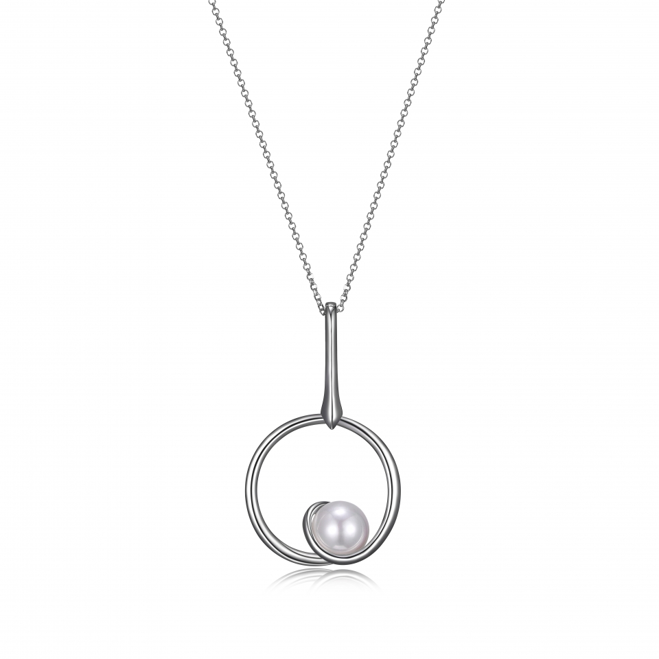 Pendantif pour femme en argent 925, perle