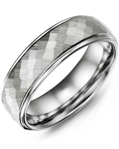 Bague pour homme en tungstène