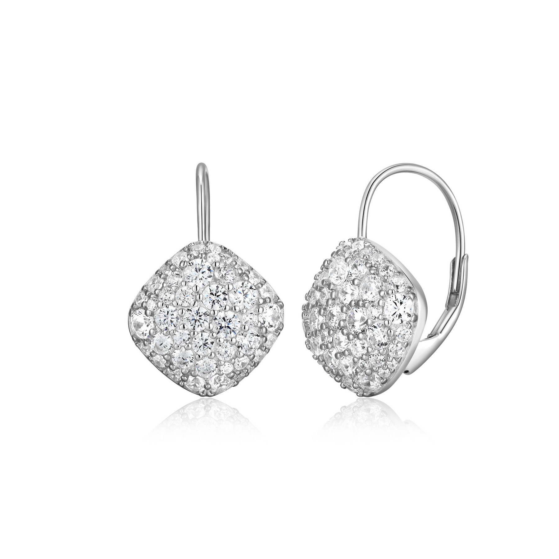 Boucles d'oreilles pour femme en argent 925, cubic zirconium - R2LCRE00ZZ - ELLE