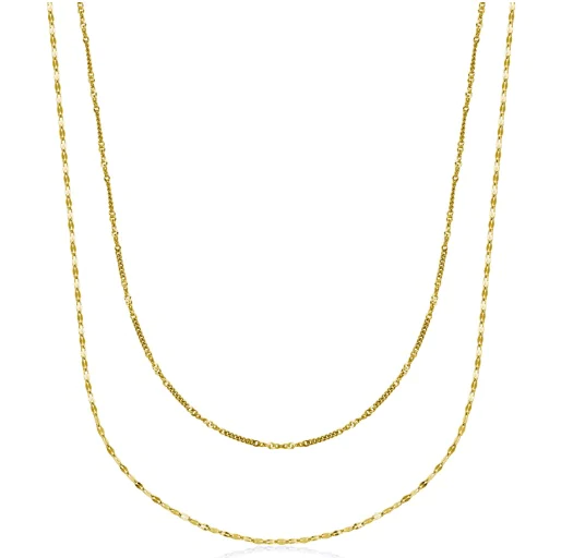 Collier double pour femme en stainless - T0XE820216 - Steelx