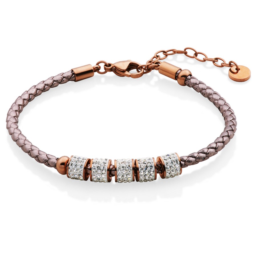 Bracelet pour femme en stainless, zircons