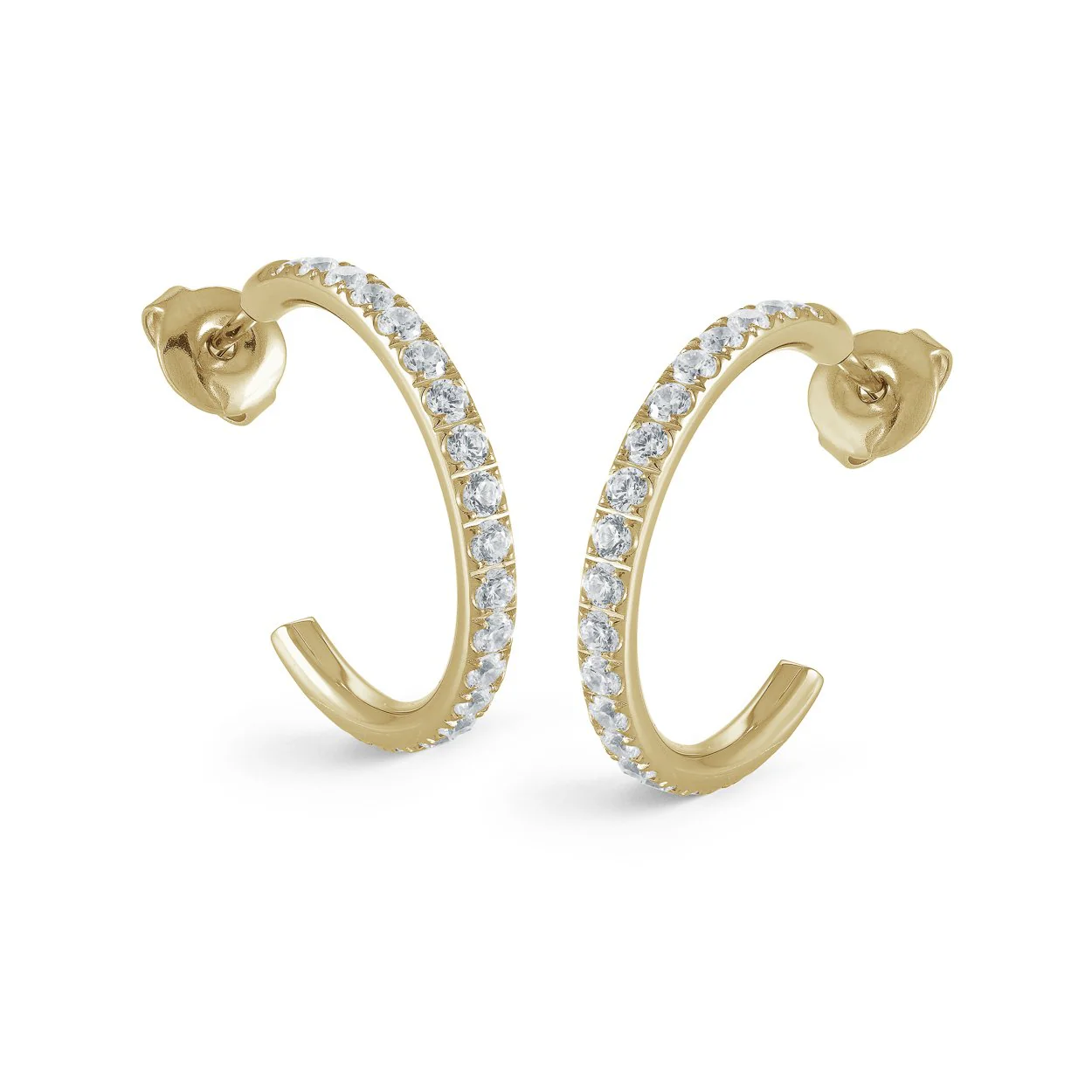 Boucles d'oreilles pour femme en stainless, cubic zirconium - SEA333-GO - Italgem