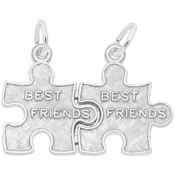 Pendentif en argent 925, meilleur ami