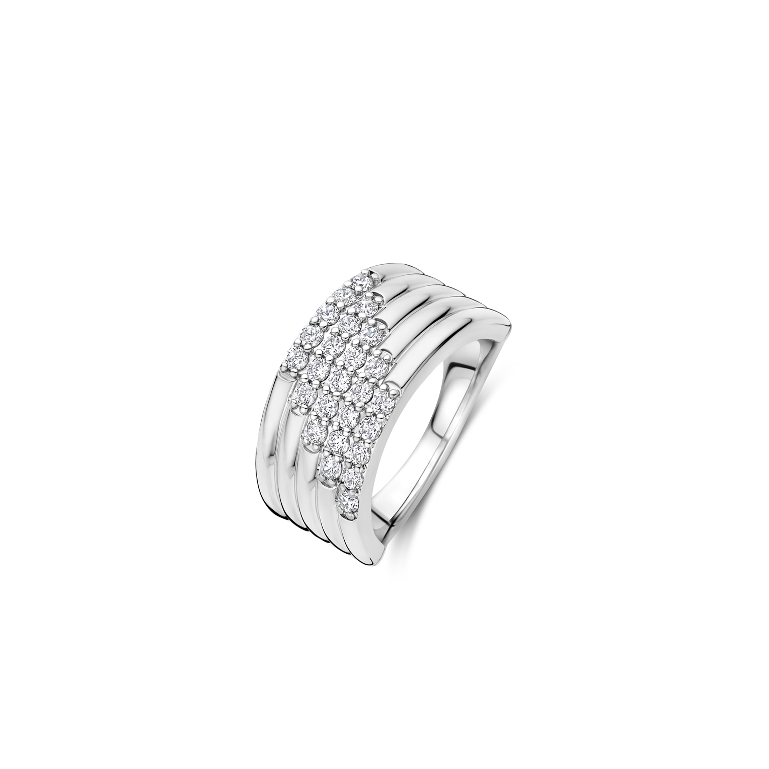 Bague pour femme en argent 925, cubic zirconium - 12410ZI/58 - Ti Sento Milano
