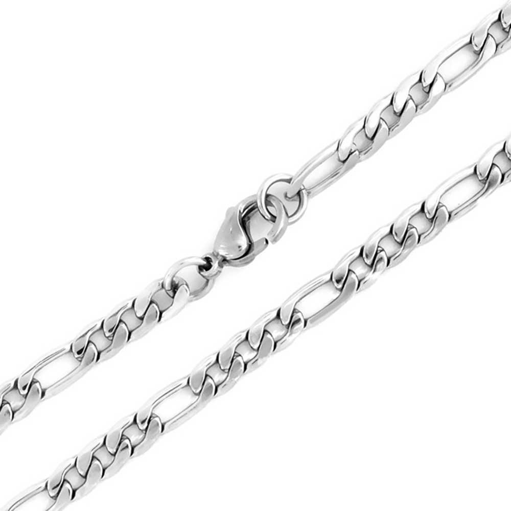 Chaine stainless, figaro