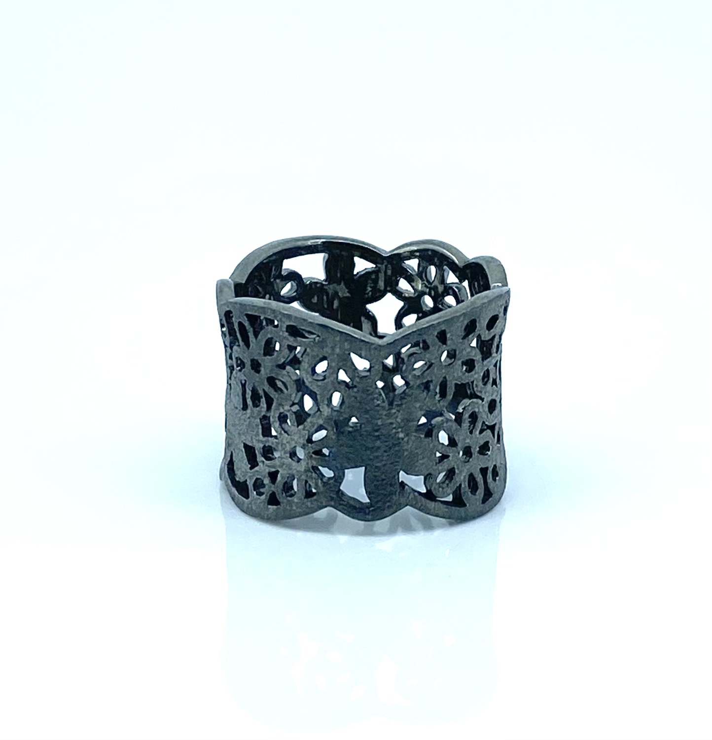 Bague pour femme en argent 925, fleurs - 6905187 - Story