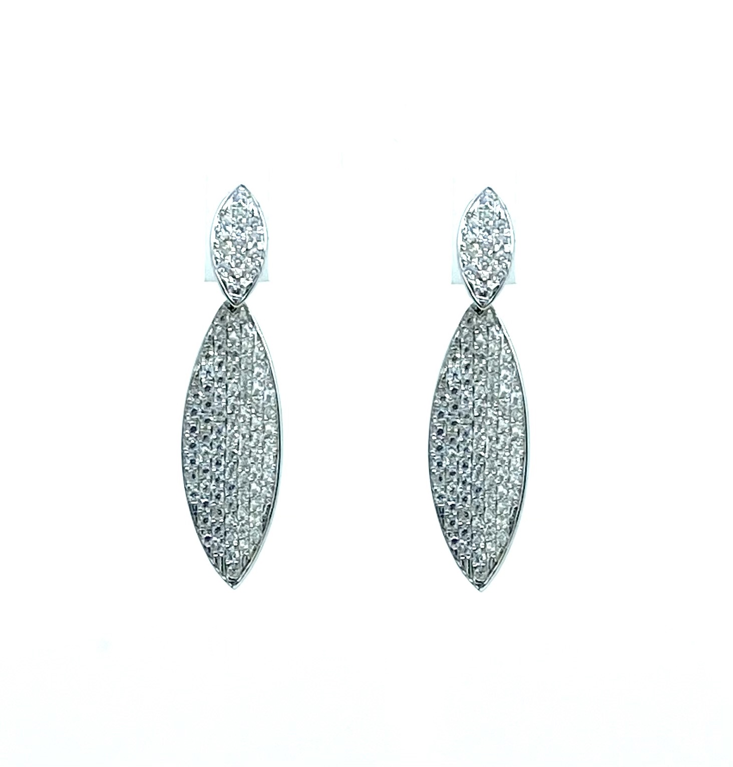 Boucles d'oreilles pour femme en argent 925, cubic zirconium - BO418 - Divers