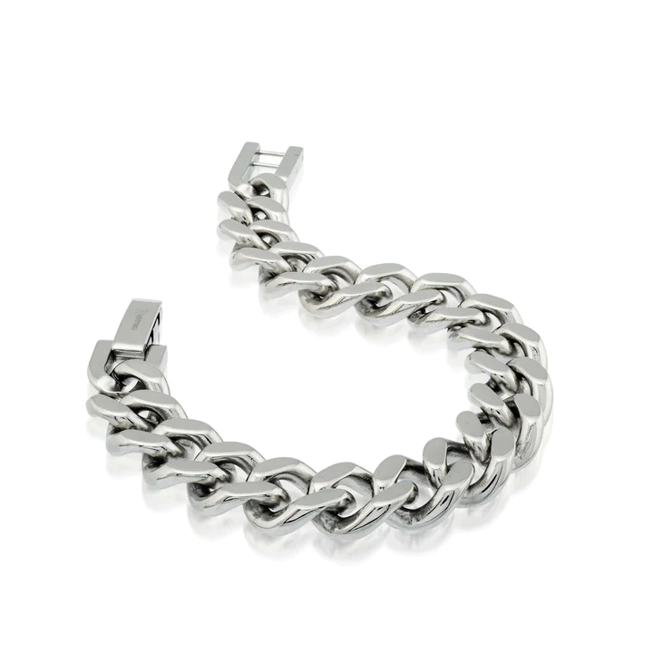 Bracelet pour homme en stainless, gourmette