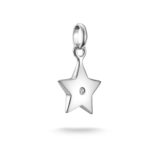Breloque pour femme en argent 925, cubic zirconium, étoile - CC1238-051-14 - Thomas Sabo
