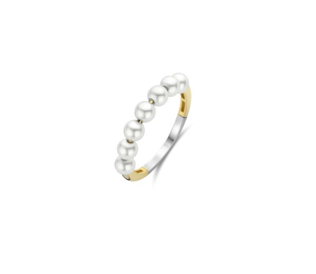 Bague pour femme en argent 925, perles