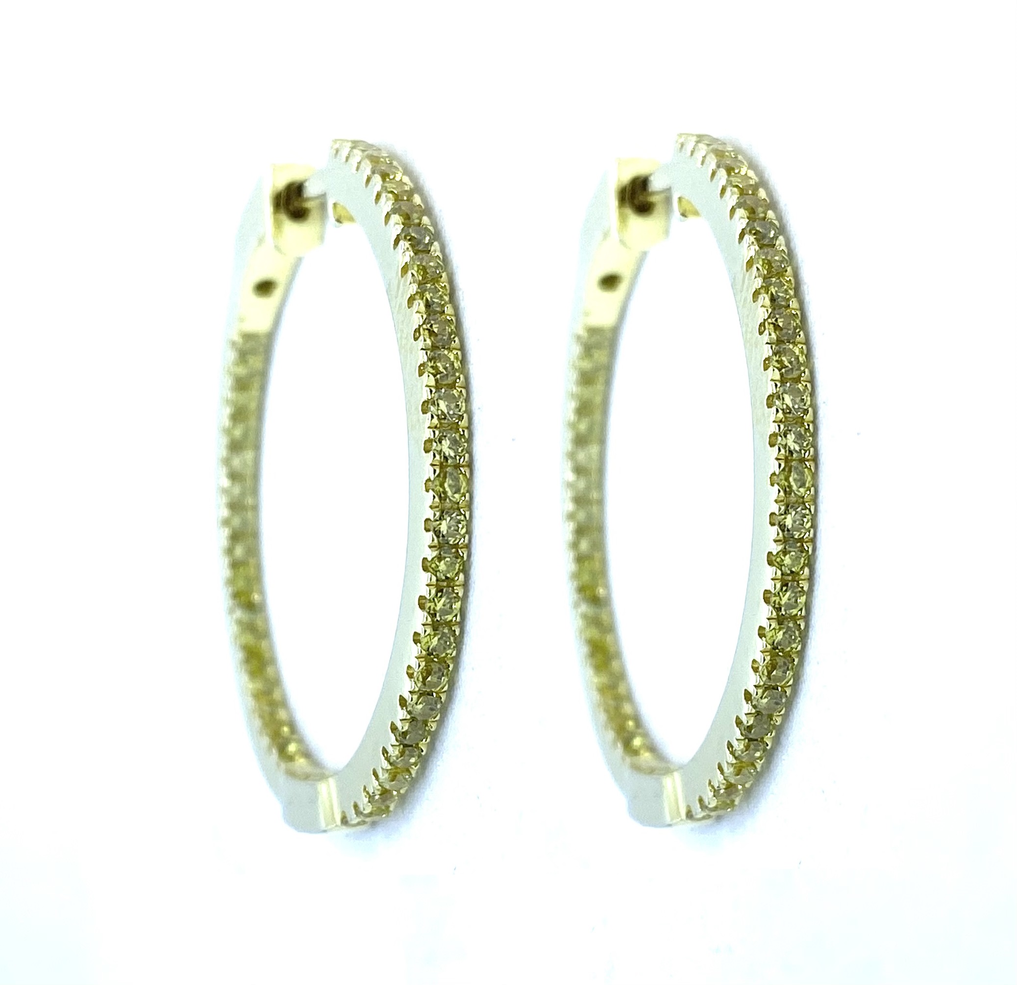 Boucles d'oreilles pour femme en argent 925, zircons
