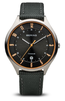 Montre homme, titanium, verre saphir, 5ATM