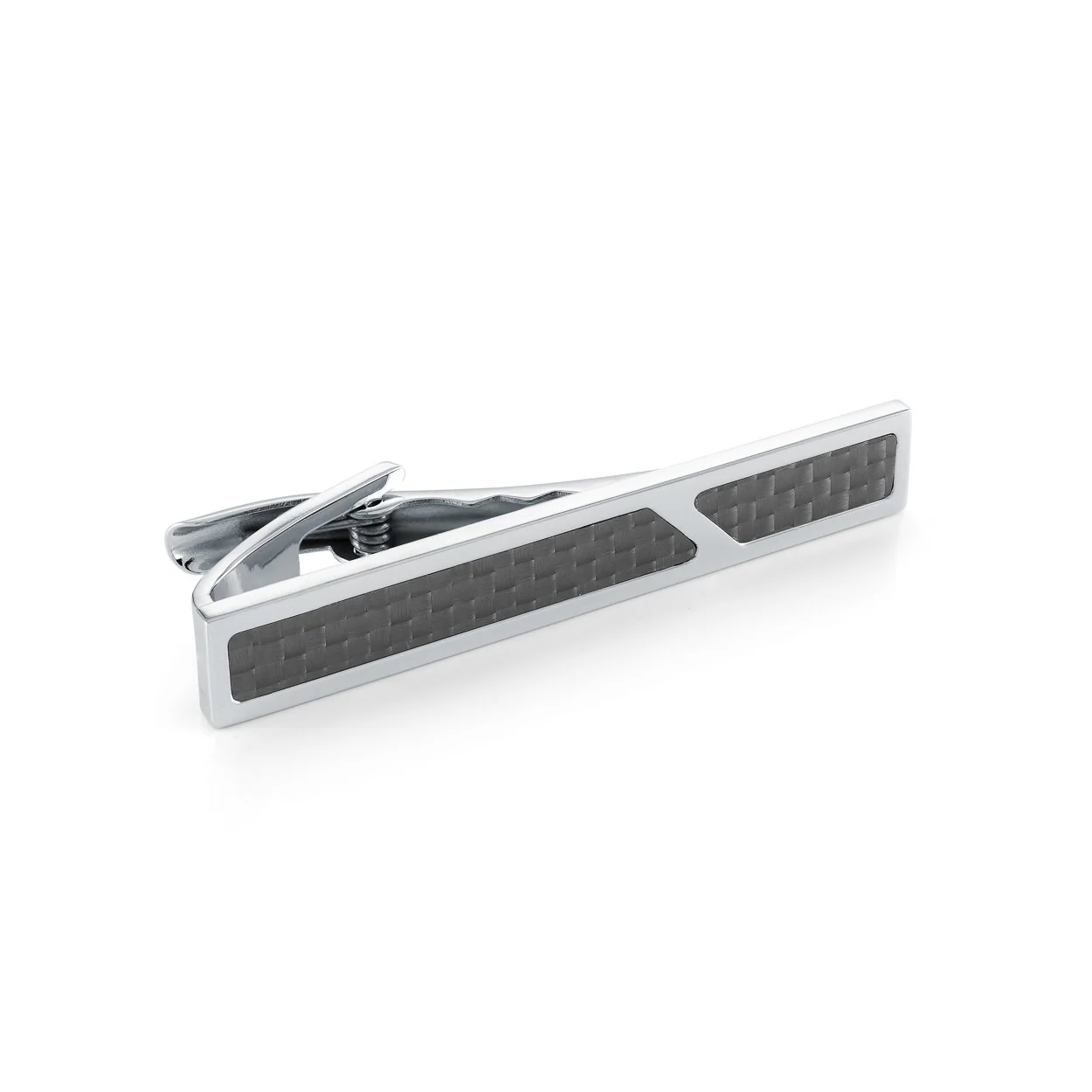 Pince à cravatte pour homme en stainless et fibre de carbone - TB22 - Italgem