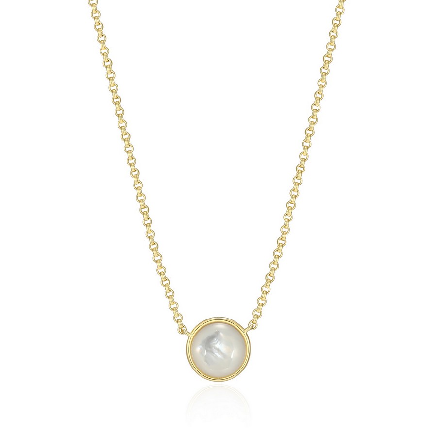 Pendentif pour femme en argent 925, nacre de perle - R0LC15A946 - ELLE