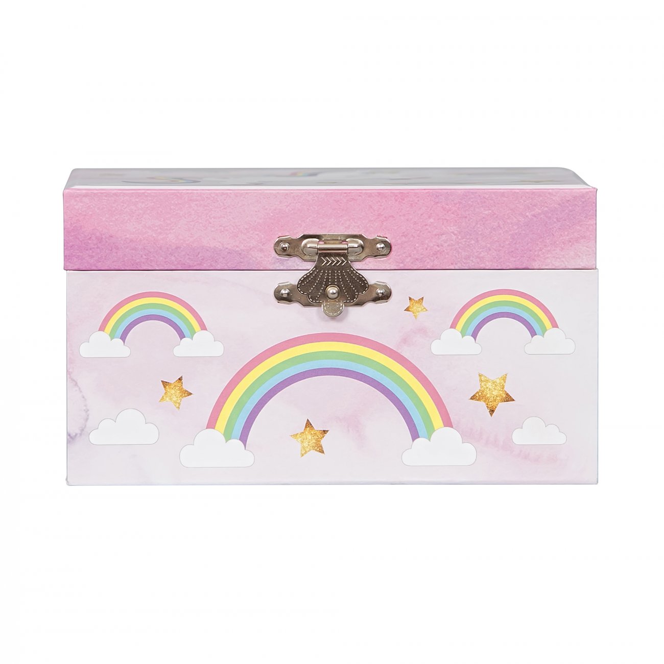 Coffre à bijoux pour enfant en plastique, licorne, miroir - 00832S20 - Gunther Mele