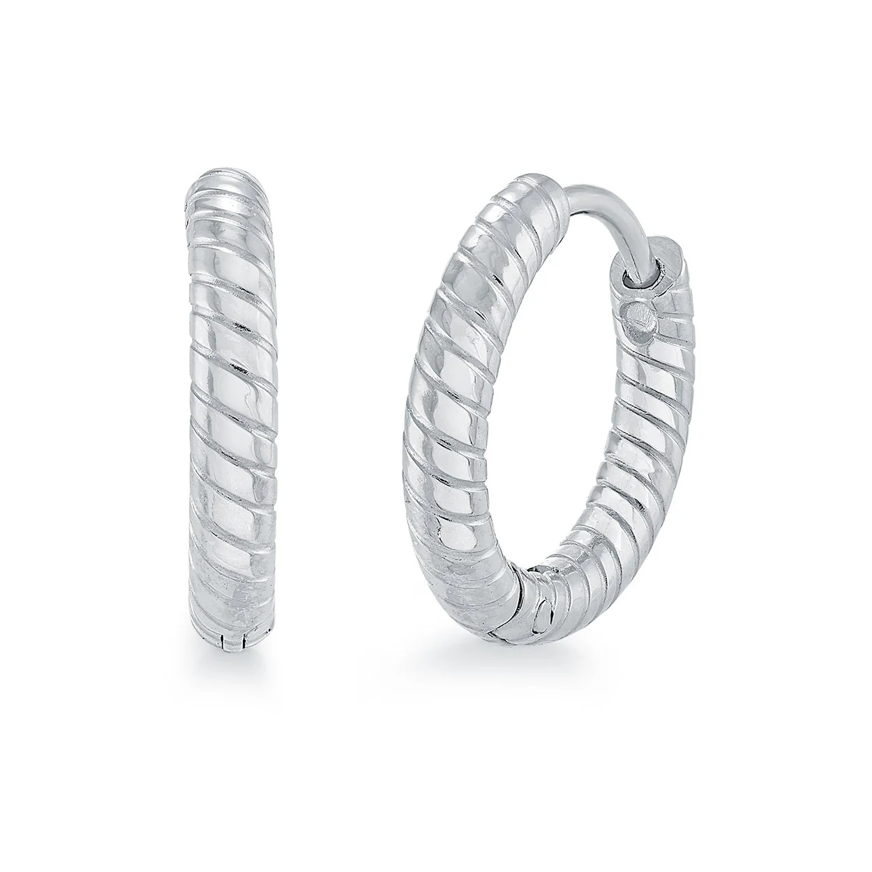 Boucles d'oreilles en stainless - SEA434 - Italgem