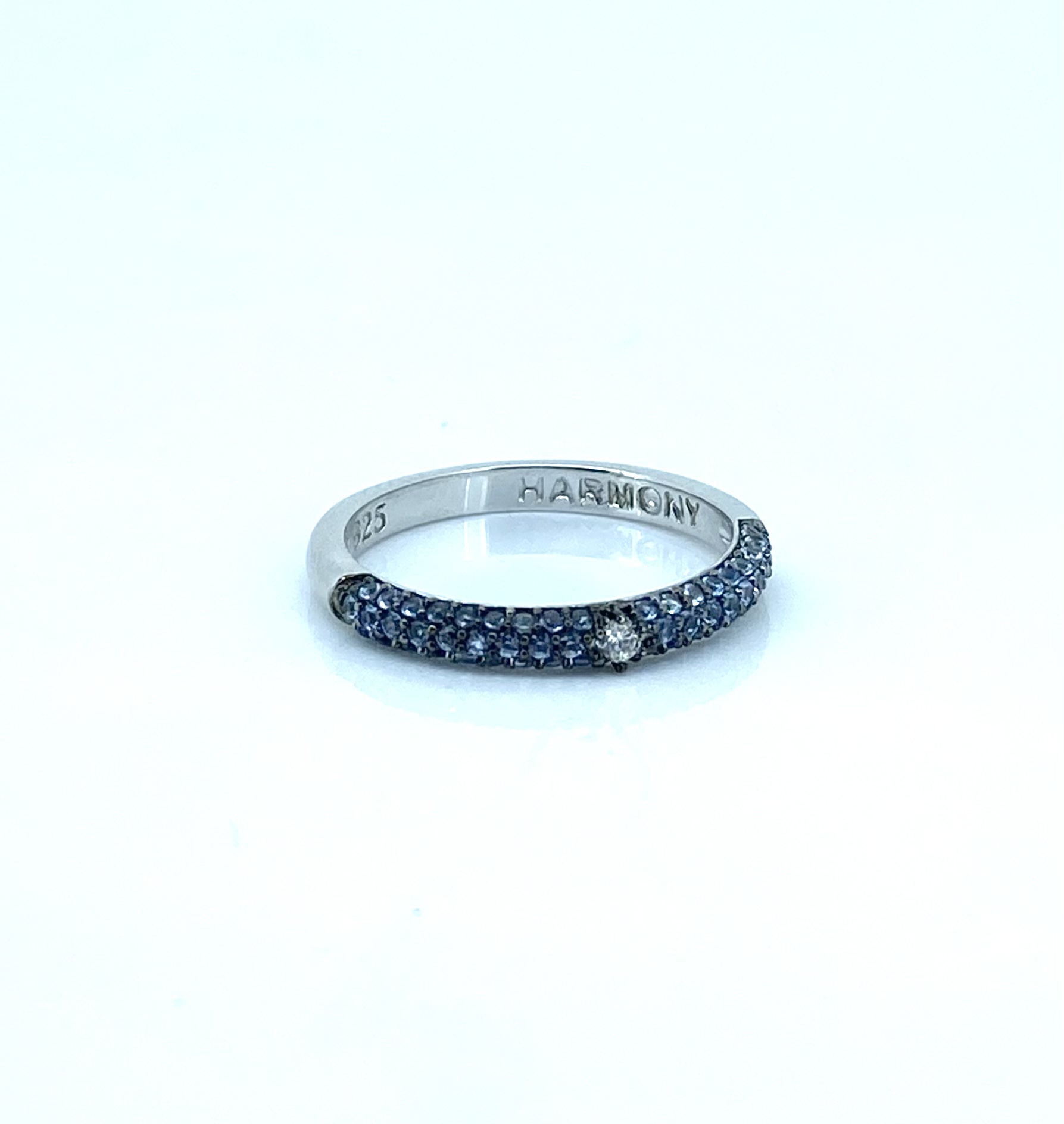 Bague pour femme en argent 925, zircons - HARMONY25W - Harmony