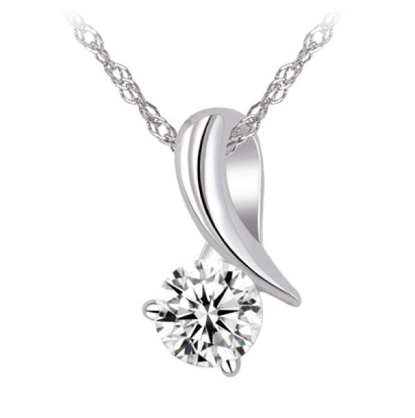 Pendantif argent 925, 1 pierre