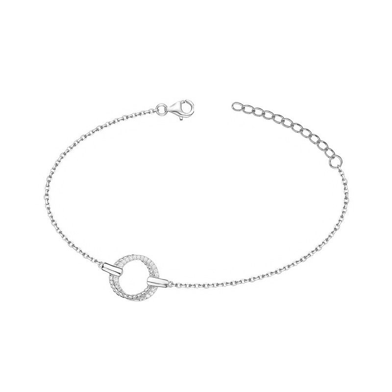 Bracelet pour femme en argent 925, 0.032 carat de diamants laboratoires - R1AD12KH43 - M by Monte Luna