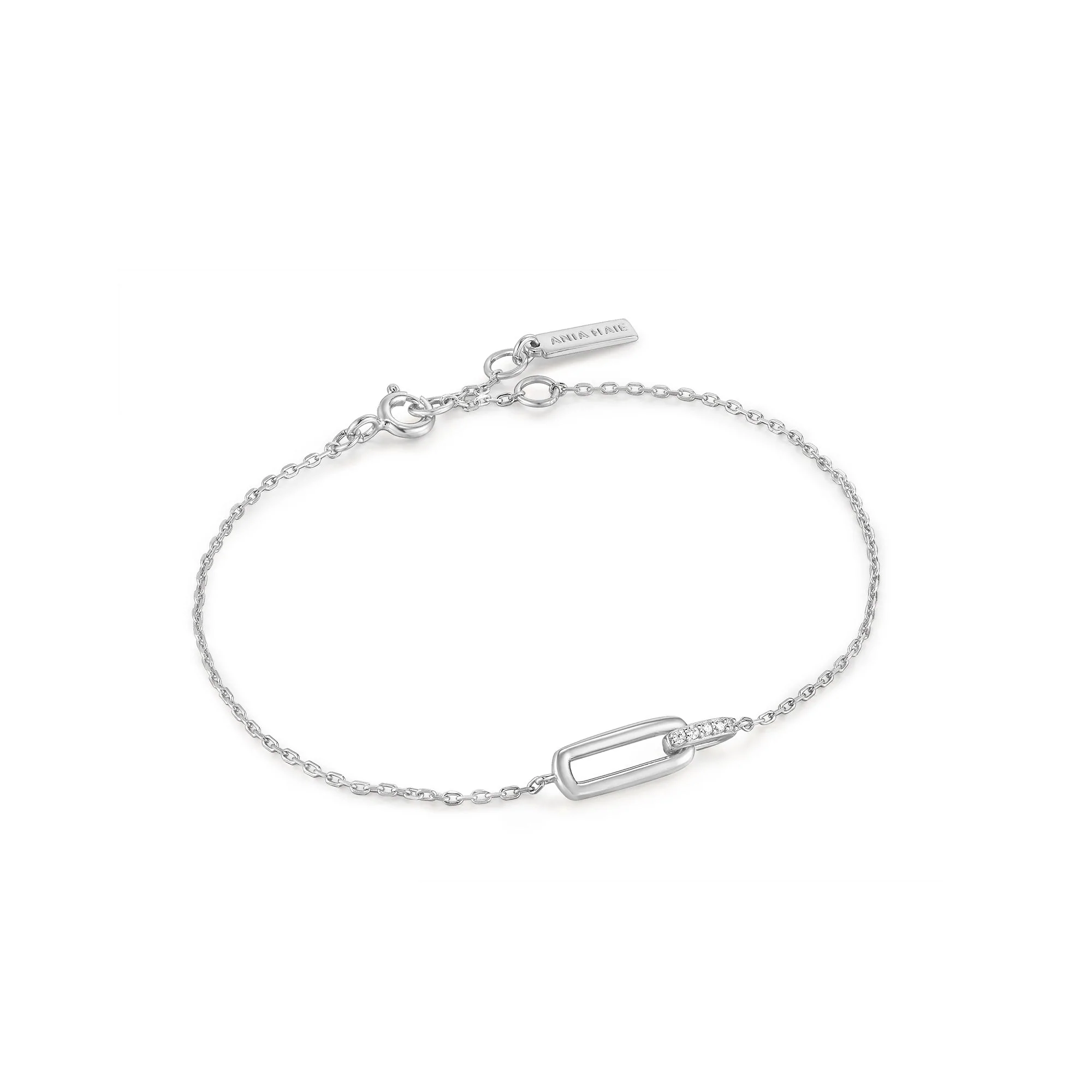 Bracelet pour femme en argent 925, zircons