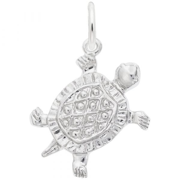 Pendentif en argent 925, tortue