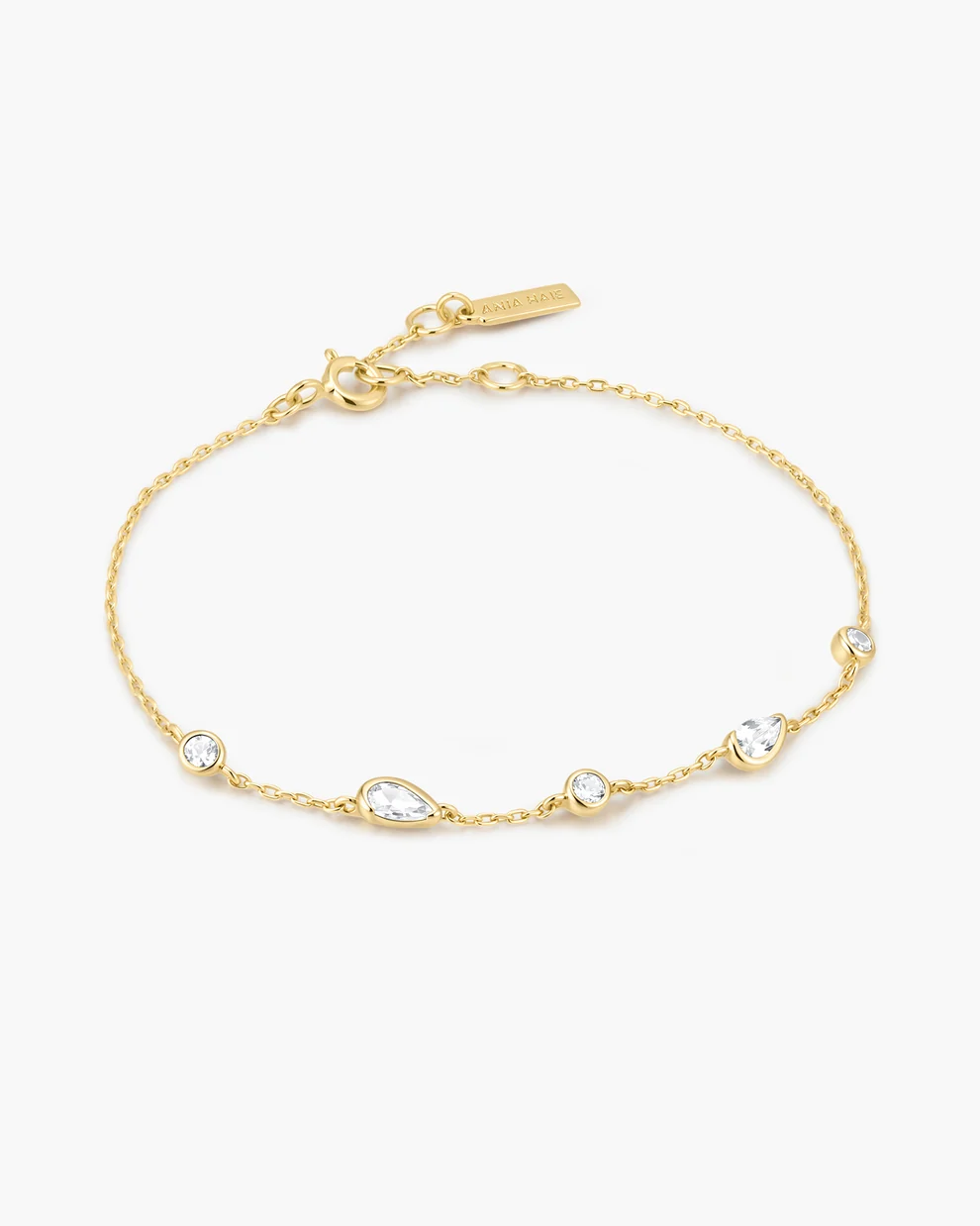 Bracelet pour femme en argent 925, cubic zirconium - B076-03G - Ania Haie