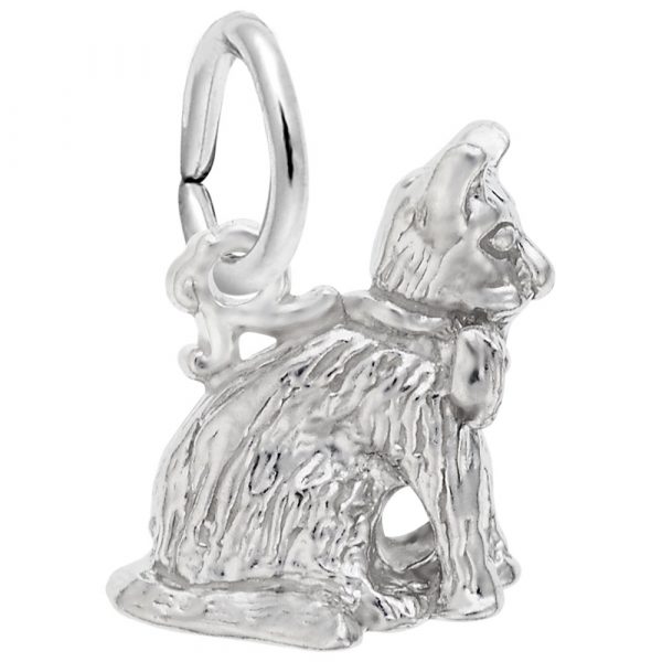 Pendentif en argent 925, chat