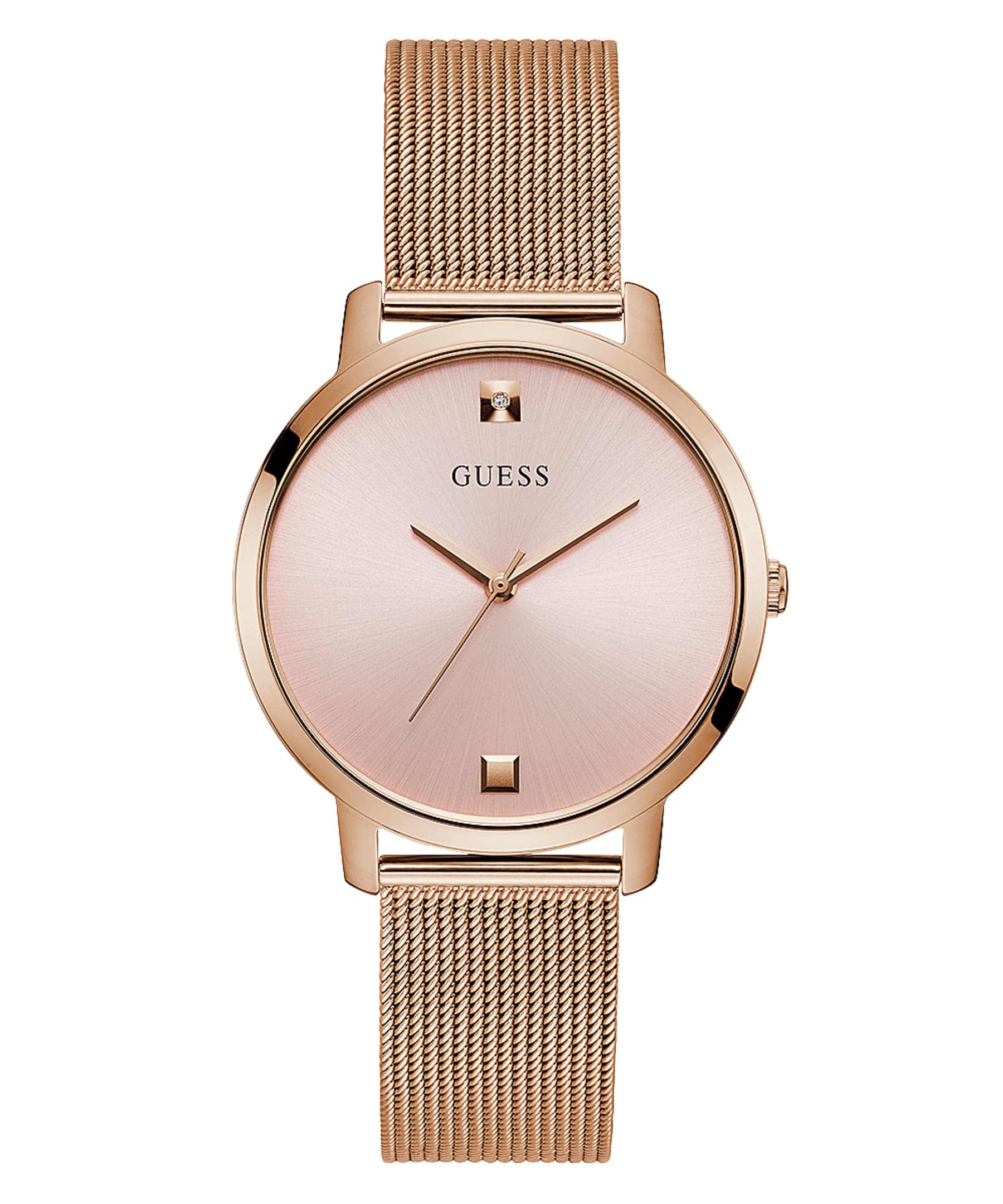 Montre pour femme en stainless, 1 diamant