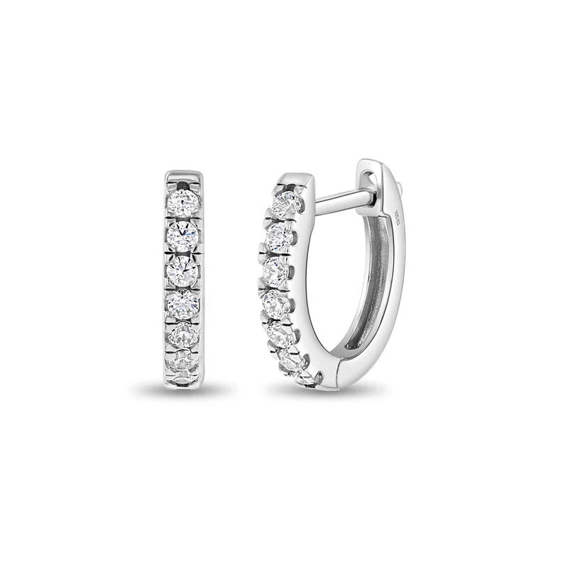 Boucles d'oreilles pour enfant en argent 925, cubic zirconium - SS-03-00034 - In Season Jewelry