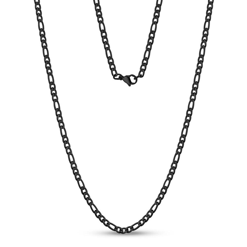 Chaine en stainless, figaro - SSZ-FIG35-22-B - Nathalie Belanger