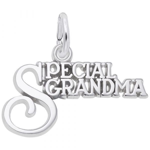 Pendentif en argent 925, grand-mère spéciale