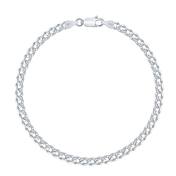 Bracelet en argent 925, gourmette